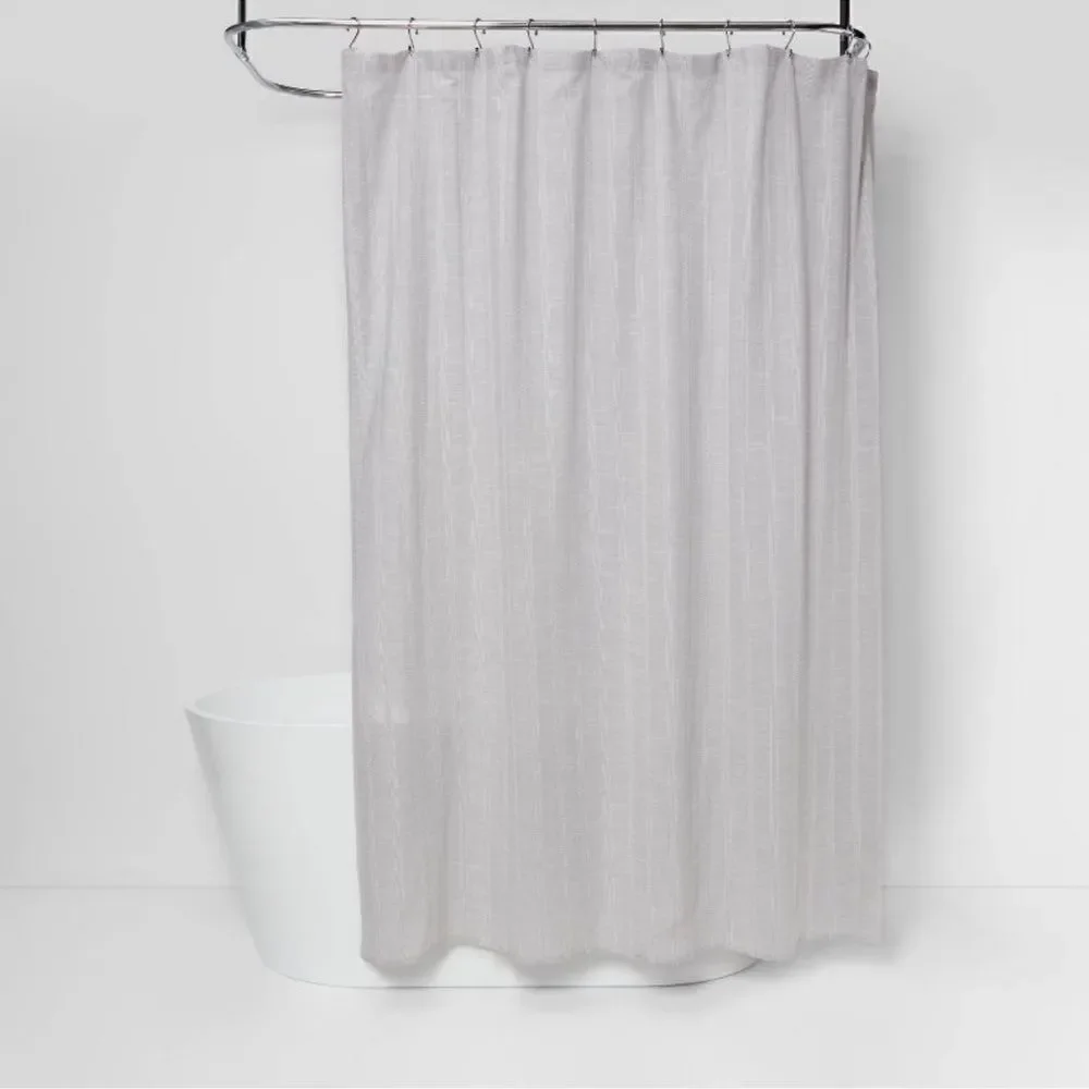 ‎Threshold 100% Cotton Shower Curtain
